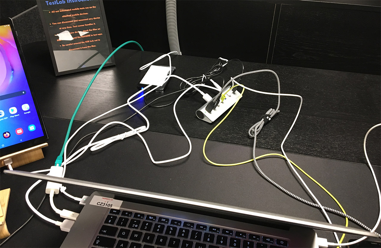 Device Farm With USB Hub